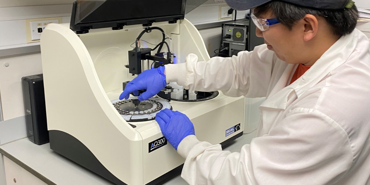 Discrete Analyzer Ready for Automating Nutrient Analysis at an Environmental Testing Lab