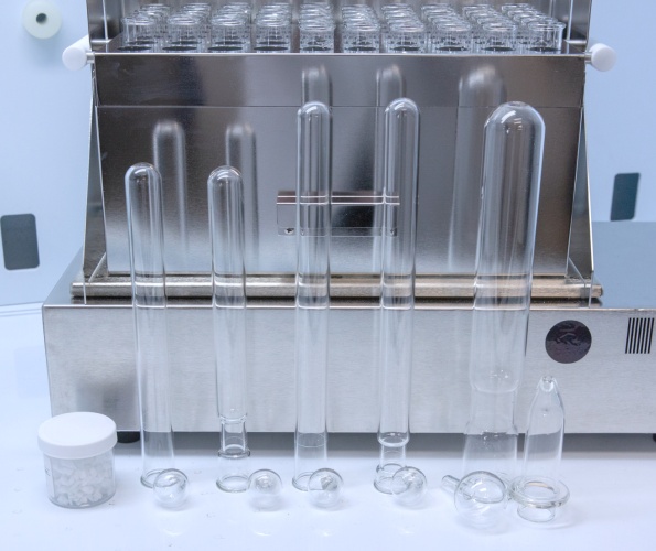 Various digestion tubes available